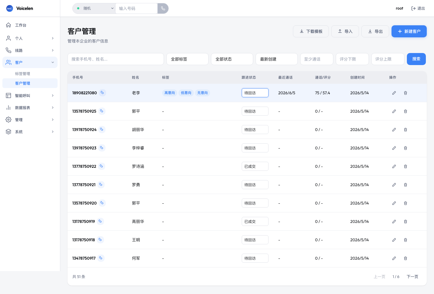 客户详情
