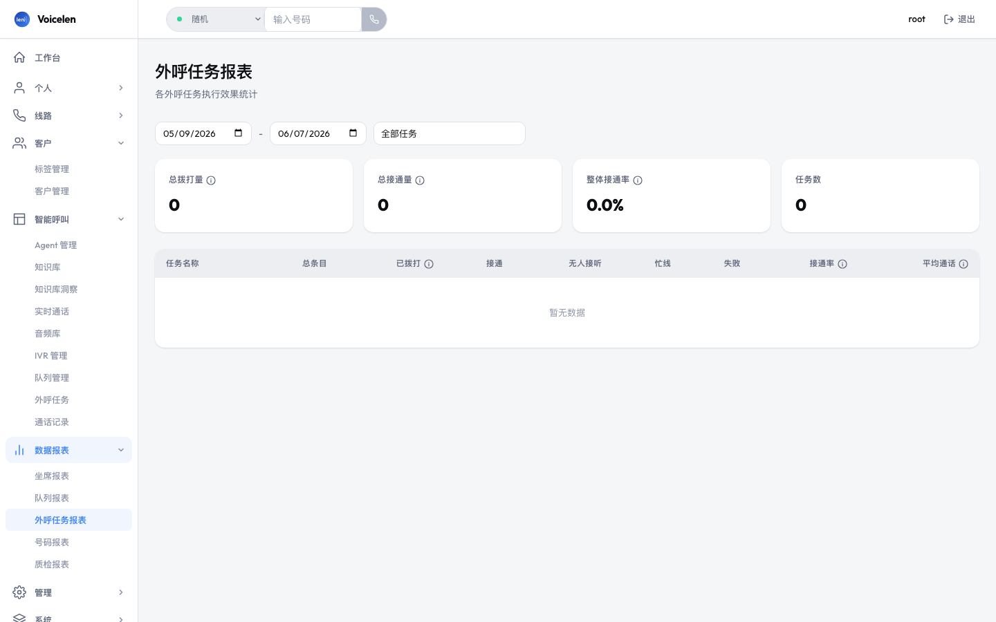任务报表